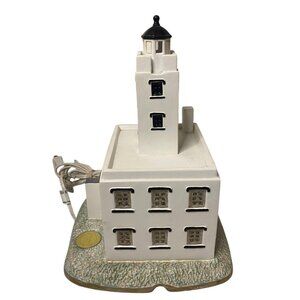 Lefton 1935 Five Finger Lighthouse Alaska Repro Lighted NorthernLights Christmas